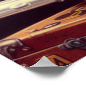 Darstellung des Vintagen Polizeibeamten Poster (Ecke)