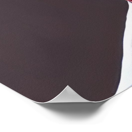 Darstellung einer beängstigenden Alien | AI Art Po Poster (Ecke)