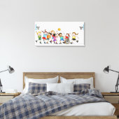 Darstellung einer Gruppe von Kindern, einschließli Leinwanddruck (Insitu (Schlafzimmer))