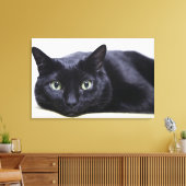 Darstellung einer Katze Leinwanddruck (Insitu (Wohnzimmer))