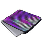 Darstellung eines abstrakten glitzernden Hintergru Laptopschutzhülle (Vorne Knopf)