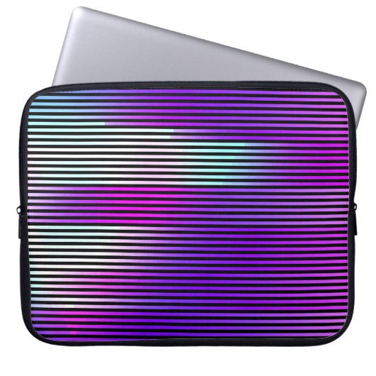 Darstellung eines abstrakten glitzernden Hintergru Laptopschutzhülle (Vorderseite)