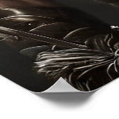 Darstellung eines älteren Wikings | AI Art Poster (Ecke)