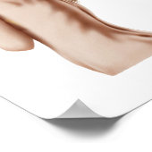 Darstellung eines atypischen Hautwachstums Poster (Ecke)