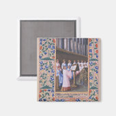 Darstellung eines Begräbnisdienstes Magnet (Vorderseite/Rückseite)