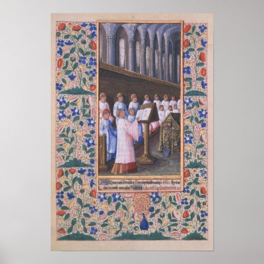 Darstellung eines Begräbnisdienstes Poster (Vorne)