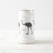 Darstellung eines größeren Rhea-Cartoon Bierglas (Mittel)