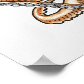 Darstellung eines Oktopus Poster (Ecke)