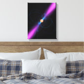 Darstellung eines Pulsars Leinwanddruck (Insitu (Schlafzimmer))