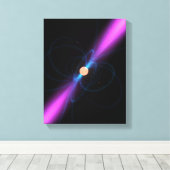 Darstellung eines Pulsars Leinwanddruck (Insitu (Holzboden))