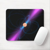 Darstellung eines Pulsars Mousepad (Mit Mouse)