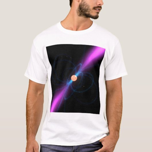 Darstellung eines Pulsars T-Shirt (Vorderseite)