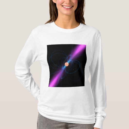 Darstellung eines Pulsars T-Shirt (Vorderseite)