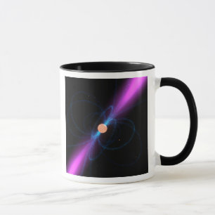 Darstellung eines Pulsars Tasse