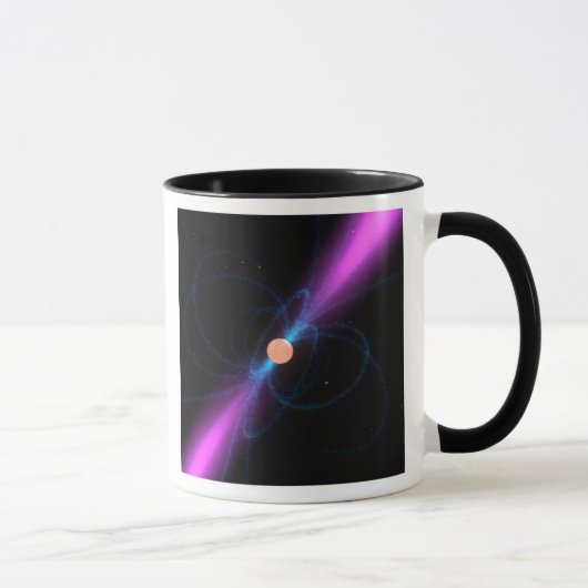 Darstellung eines Pulsars Tasse (Rechts)