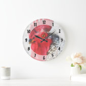 Darstellung eines Rasters Große Wanduhr (Zuhause)