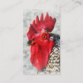 Darstellung eines Rasters Visitenkarte (Rückseite)