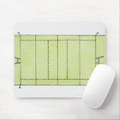 Darstellung eines Rugby-Pitches Mousepad (Mit Mouse)