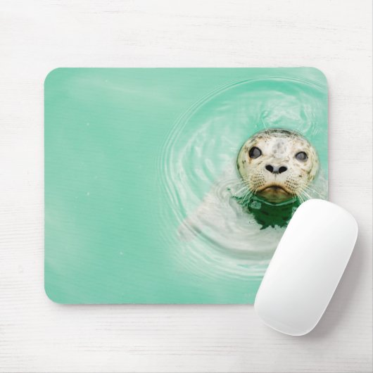 Darstellung eines Siegels im Wasser Mousepad (Mit Mouse)