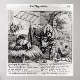 Darstellung für "Der Hund und das Ox" Poster