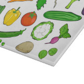 Darstellung gemischter Gemüse Schneidebrett (Ecke)