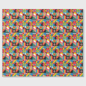 Darstellung geometrischer Formen Geschenkpapier (Flach)