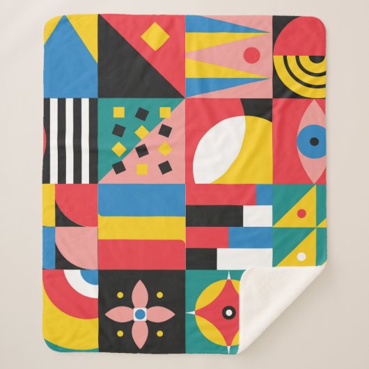 Darstellung geometrischer Formen Sherpadecke (Vorderseite)