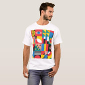 Darstellung geometrischer Formen T-Shirt (Vorne ganz)