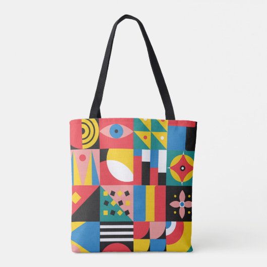 Darstellung geometrischer Formen Tasche (Rückseite)