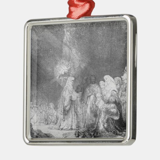 Darstellung im Tempel 2 Silbernes Ornament (Links)