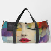 Darstellung in Farbblockrealismus Duffle Bag (Rückseite)