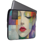 Darstellung in Farbblockrealismus Laptopschutzhülle (Vorne Rechts)