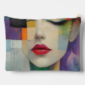 Darstellung in Farbblockrealismus Zubehörtasche (Rückseite)