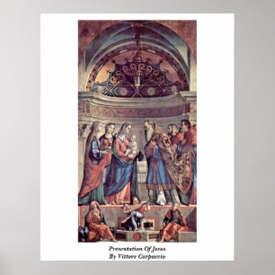 Darstellung Jesu durch Vittore Carpaccio Poster