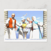 Darstellung Jesu im Tempel Postkarte (Vorderseite)
