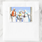 Darstellung Jesu im Tempel Rechteckiger Aufkleber (Tasche)