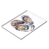 Darstellung lebendiger Aquarellauster Notizblock (Linke Seite)