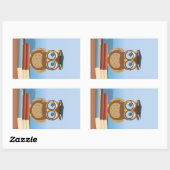 Darstellung Rechteckiger Aufkleber (Blatt)