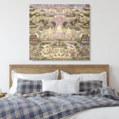 Darstellung spiritueller und materieller Welten Leinwanddruck (Insitu (Schlafzimmer))