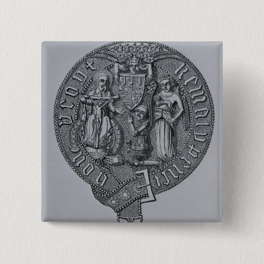 Darstellung von Edward der schwarze Prinz Button (Vorderseite)