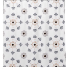 Darstellung von Fliesen mit strukturiertem Muster Duschvorhang