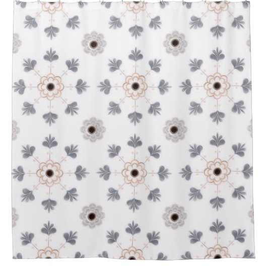 Darstellung von Fliesen mit strukturiertem Muster  Duschvorhang (Vorderseite)