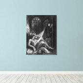 Darstellung von Frankenstein Leinwanddruck (Insitu (Holzboden))