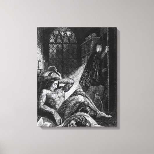 Darstellung von Frankenstein Leinwanddruck (Vorderseite)
