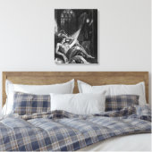 Darstellung von Frankenstein Leinwanddruck (Insitu (Schlafzimmer))