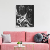 Darstellung von Frankenstein Leinwanddruck (Insitu (Wohnzimmer))