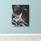 Darstellung von Frankenstein Leinwanddruck (Insitu (Holzboden))