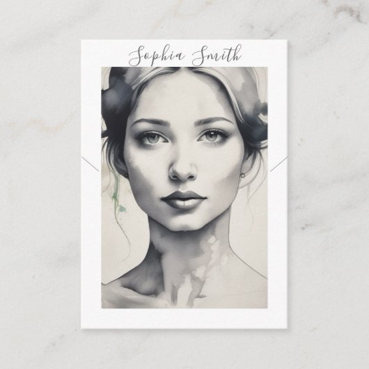 Darstellung von Frauen in der Vorführung von Netzk Telefonnummerkarte (Vorderseite)