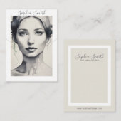 Darstellung von Frauen in der Vorführung von Netzk Telefonnummerkarte (Vorne/Hinten)