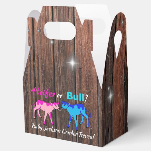 Darstellung von Geschlechtern im Heifer- oder Bull Geschenkschachtel (Geöffnet)